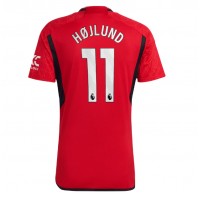 Billiga Manchester United Rasmus Hojlund #11 Hemma fotbollskläder 2023-24 Kortärmad